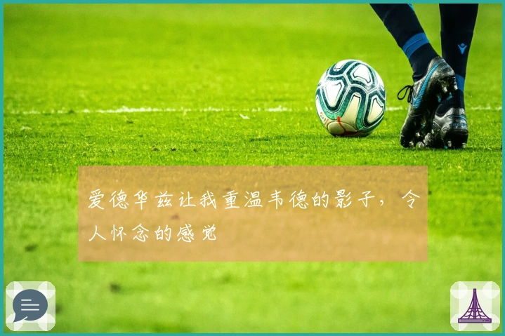 爱德华兹让我重温韦德的影子，令人怀念的感觉